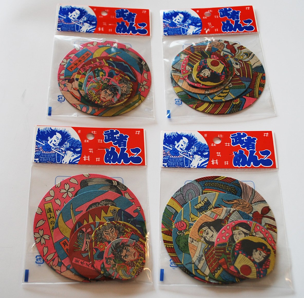 Amazon | ユー・アイ 武者丸めんこ 24枚セット (1袋6枚入り×4袋